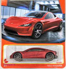 Load image into Gallery viewer, Matchbox Red Tesla Roadster 2021
