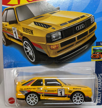Load image into Gallery viewer, Hot Wheels Yellow 84 Audi Sport Quattro 2022
