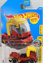 Load image into Gallery viewer, Hot Wheels Rig Heat Dark Red and Yellow 2019 2020
