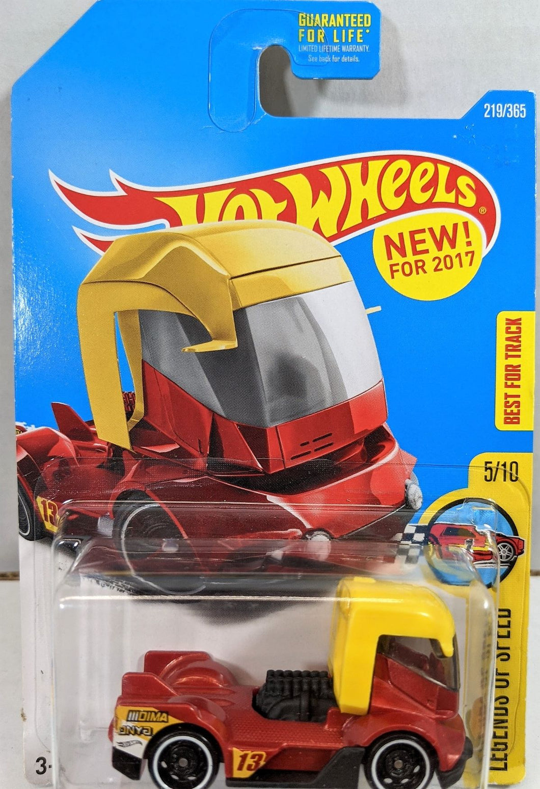 Hot Wheels Rig Heat Dark Red and Yellow 2019 2020