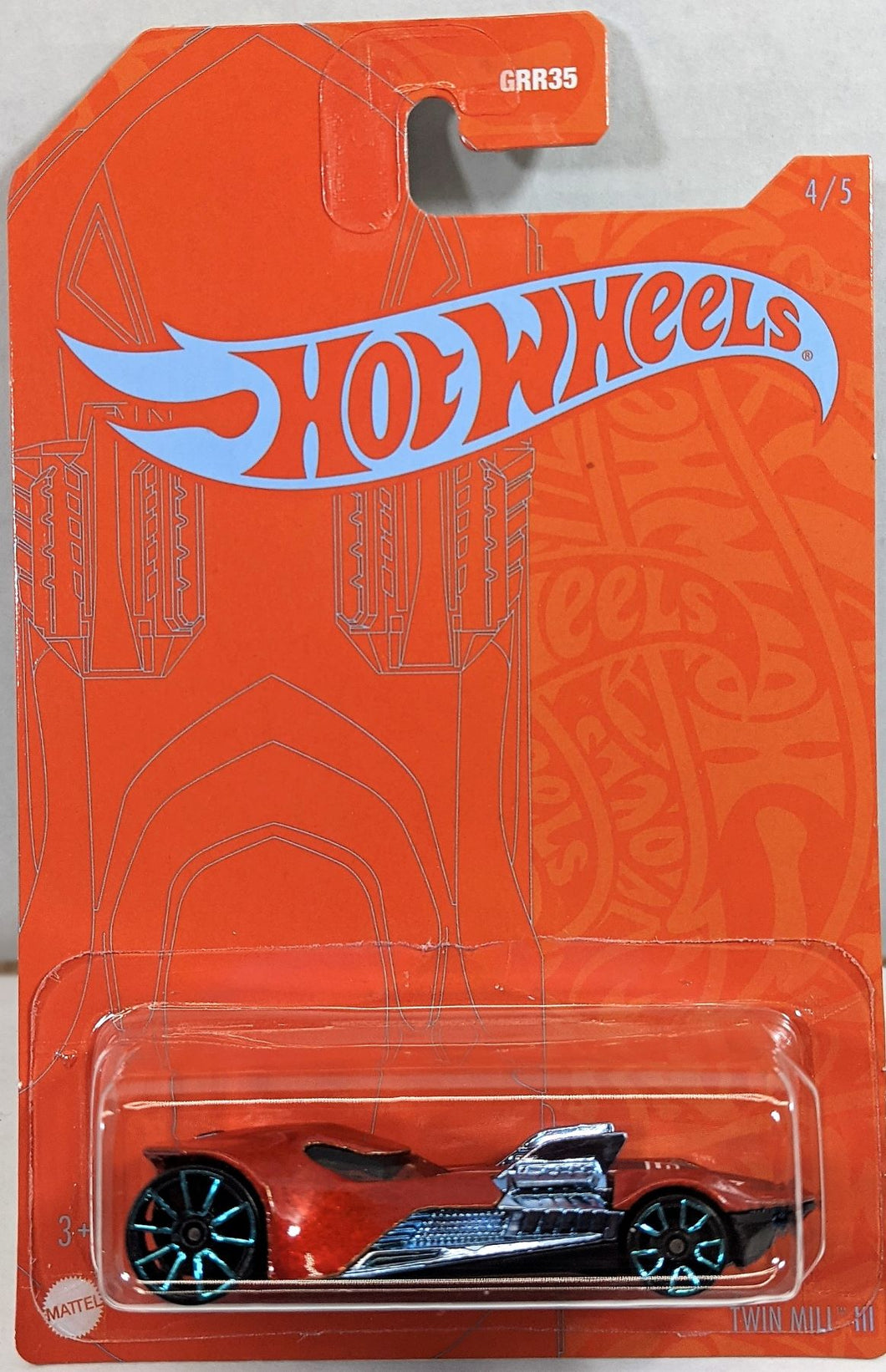 Hot Wheels Twin Mill Orange & Blue