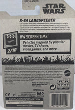 Load image into Gallery viewer, Hot Wheels X-34 Landspeeder card
