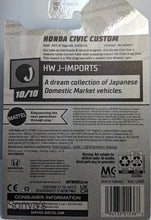 Load image into Gallery viewer, Hot Wheels Blue Honda Civic Custom 2022
