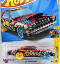 Load image into Gallery viewer, Hot Wheels Red Art Car 68 Dodge Dart 2022
