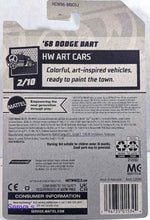 Load image into Gallery viewer, Hot Wheels Red Art Car 68 Dodge Dart 2022
