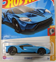 Load image into Gallery viewer, Hot Wheels Blue 17 Ford GT 2022
