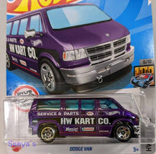 Load image into Gallery viewer, Hot Wheels Purple Dodge Van 2022
