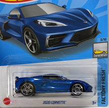 Load image into Gallery viewer, Hot Wheels Blue  2020 Corvette 2022
