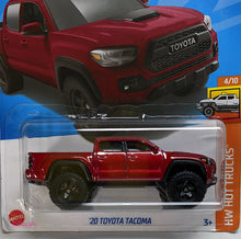 Load image into Gallery viewer, Hot Wheels Red 20 Toyota Tacoma 2022

