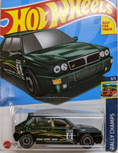 Load image into Gallery viewer, Hot Wheels forest green Lancia Delta Integrale 2022
