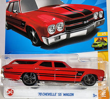 Load image into Gallery viewer, Hot Wheels Red 70 Chevelle SS Wagon 2022
