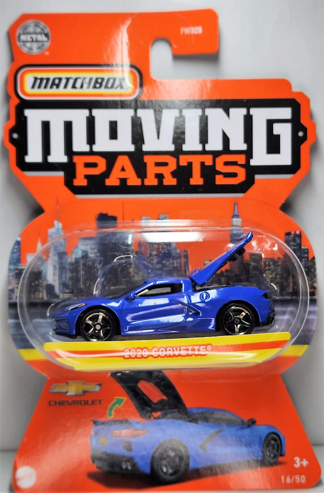 Matchbox Blue 2020 Corvette Moving Parts 2022