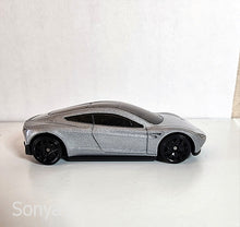 Load image into Gallery viewer, Hot Wheels Silver Tesla Roadster 2022
